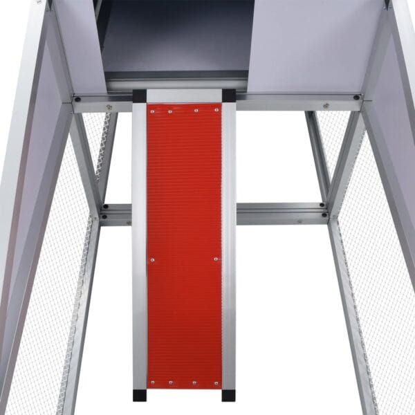 Poulailler Avec Rampes Et Nichoir Aluminium 5/6 Poules – Image 6