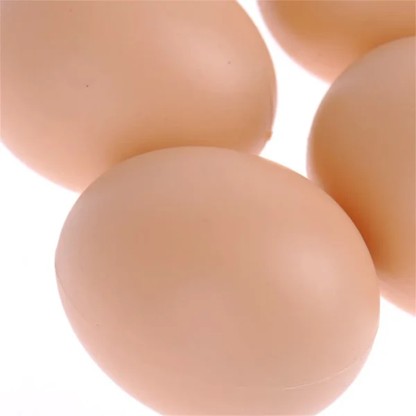 Faux œufs pour poules – Lot de 6 ou 12 œufs factices pour stimuler la ponte – Image 7