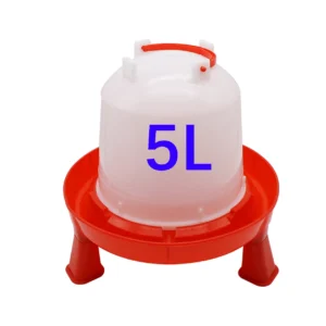 Abreuvoir automatique 5 L pour poules – Bidon surélevé avec pieds